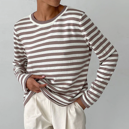 Striped long-sleeved shirt from Nachsommer