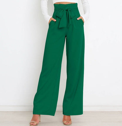 Natalie - Stylish Tie Belt Pants for Women