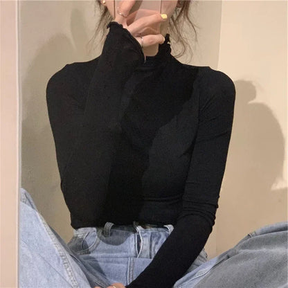 Tisha turtleneck T-shirt for women