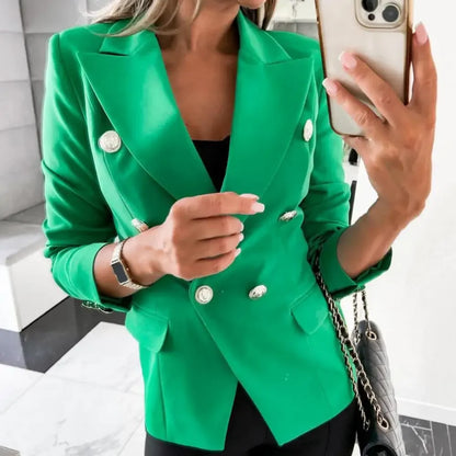 Mélina - Elegant Blazer with Metallic Button