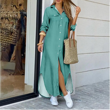 Valkyrie - Casual long shirt dress