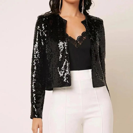 Aaliyah - elegant sequin blazer