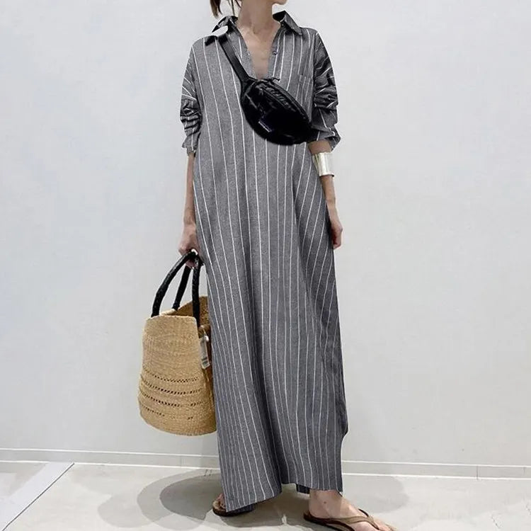 Carmen - Striped fashion dress