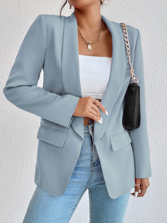 Plain blazer for women