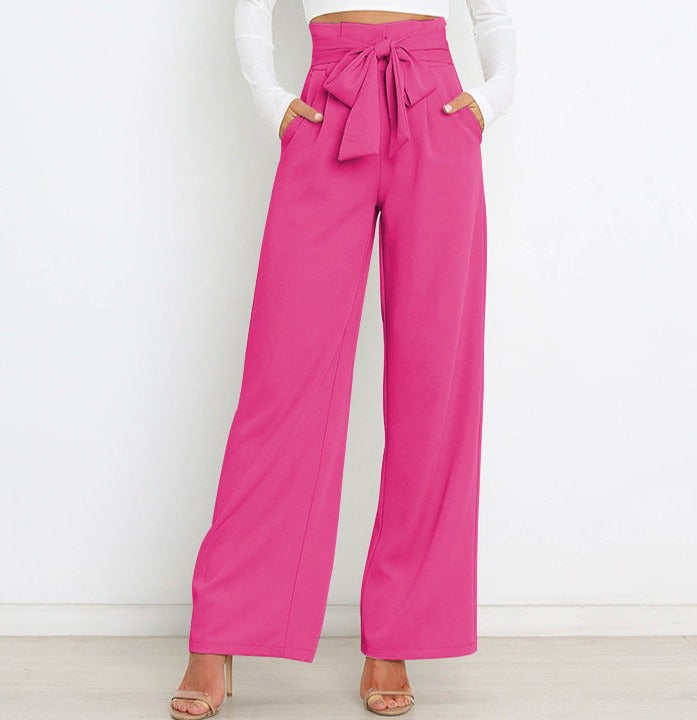 Natalie - Stylish Tie Belt Pants for Women