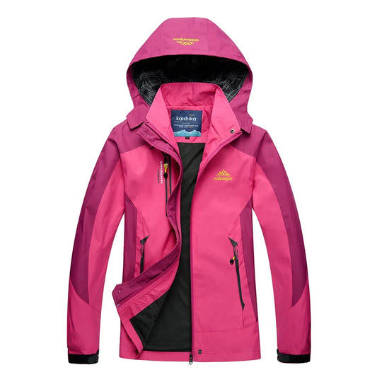 Waterproof trekking windbreaker for women - Denise