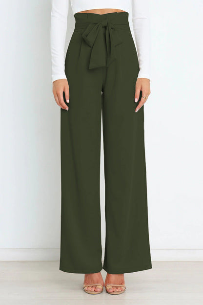 Natalie - Stylish Tie Belt Pants for Women