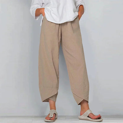 Sadie - Cotton linen pants for women