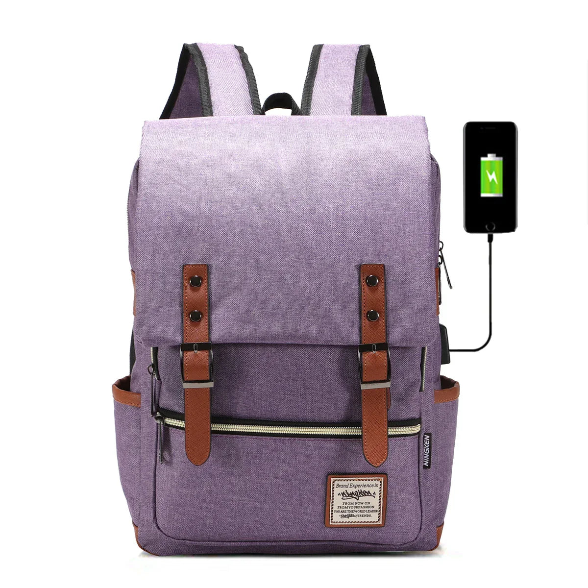 Allen | Vintage Casual School Travel Laptop Backpack