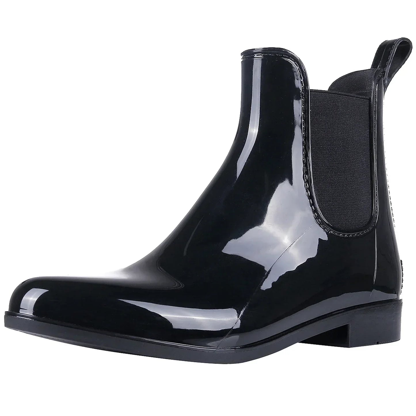 Stylish shiny waterproof boots