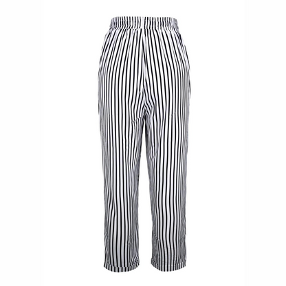 Selene - Casual Striped Long Pants