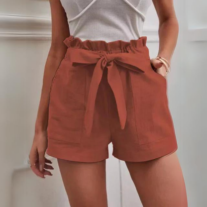 Senna - Elegant Women's Shorts with Elastic Waist