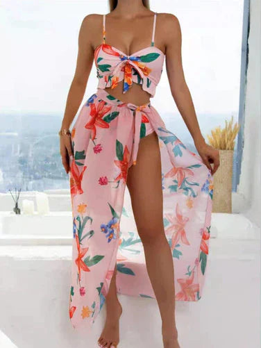 Ade - Fashionable and Comfortable Summer 3 Piece Floral Print Set for Women