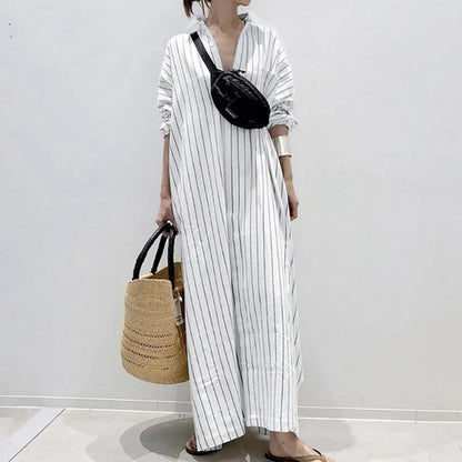 Carmen - Striped fashion dress