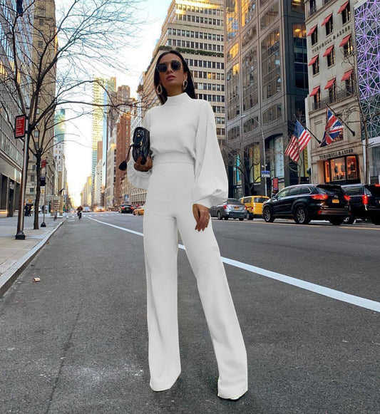 Chic turtleneck jumpsuit - Sacha