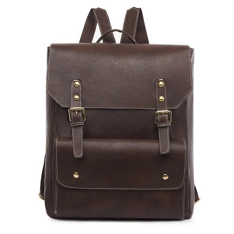 Amelia | Timeless Backpack with Buckle and Flap for Travel and Laptop