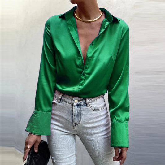 Sammie Satin Blouse | The perfect blouse for any occasion!