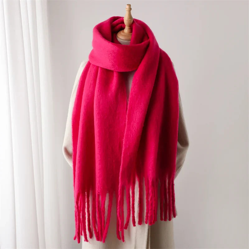 Velucci | Chic Colorful Winter Scarf for Ladies