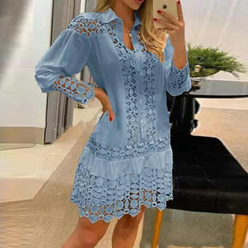 Josephine - Elegant mini lace dress