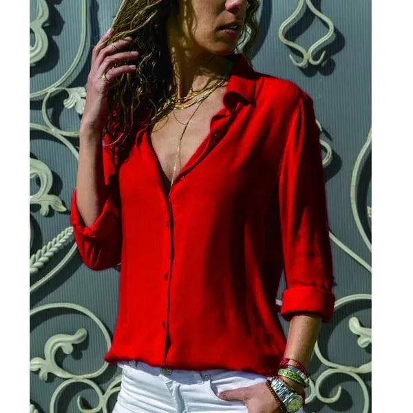 Stylish Ladies Blouse with Long Sleeves