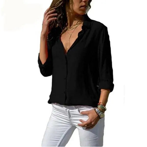 Stylish Ladies Blouse with Long Sleeves