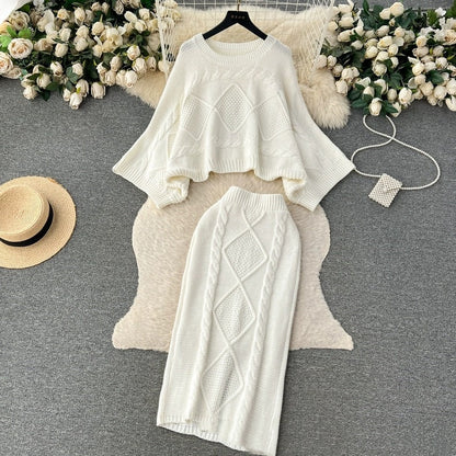 Stylish and Warm Two-Piece Dress