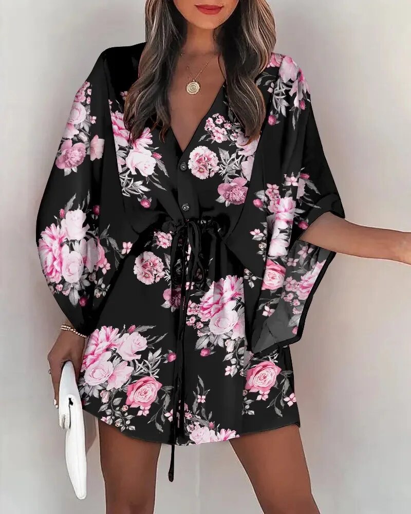 Avery - Floral Beach Dress