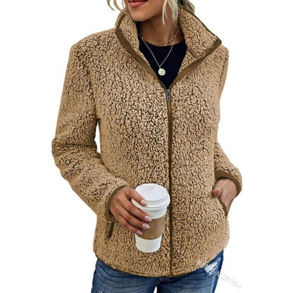 Winter fleece jacket for women - tryne