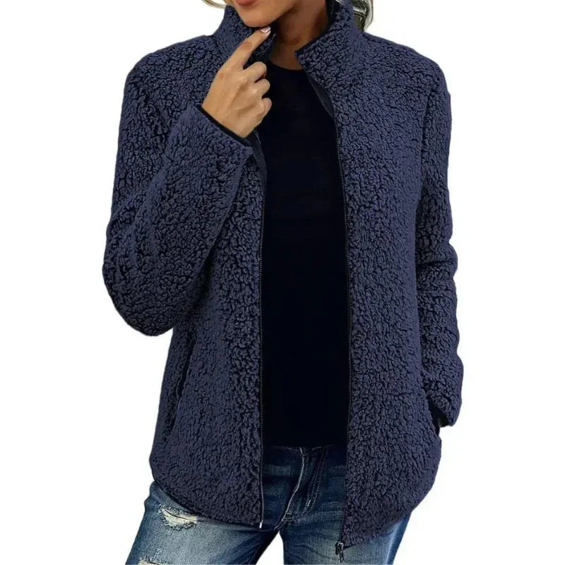 Winter fleece jacket for women - tryne