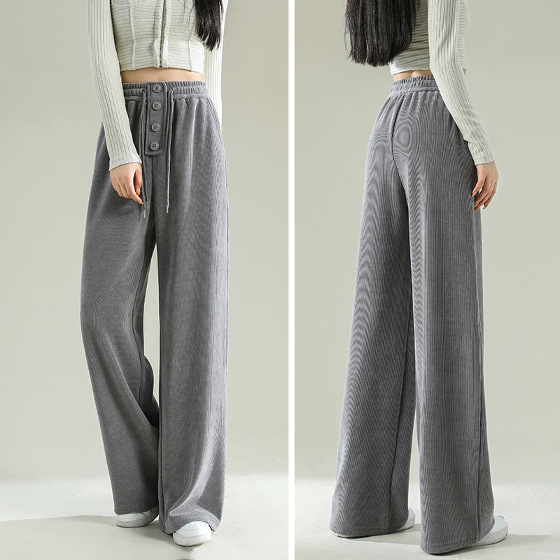 Jas - Stylish Casual Fall Ribbed Jogging Pants for Women