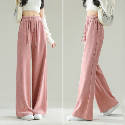 Jas - Stylish Casual Fall Ribbed Jogging Pants for Women