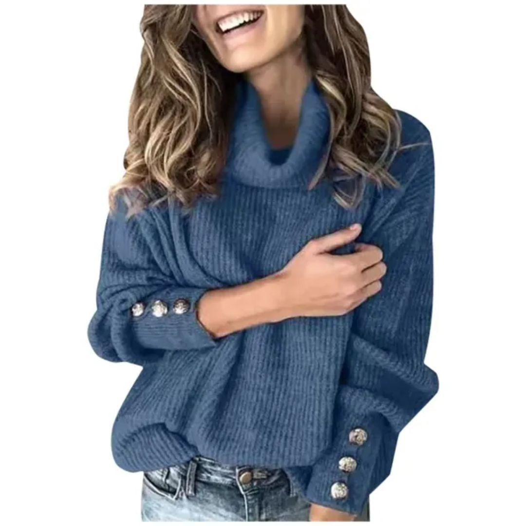 Helgan | Ladies Turtleneck Sweater | Warm