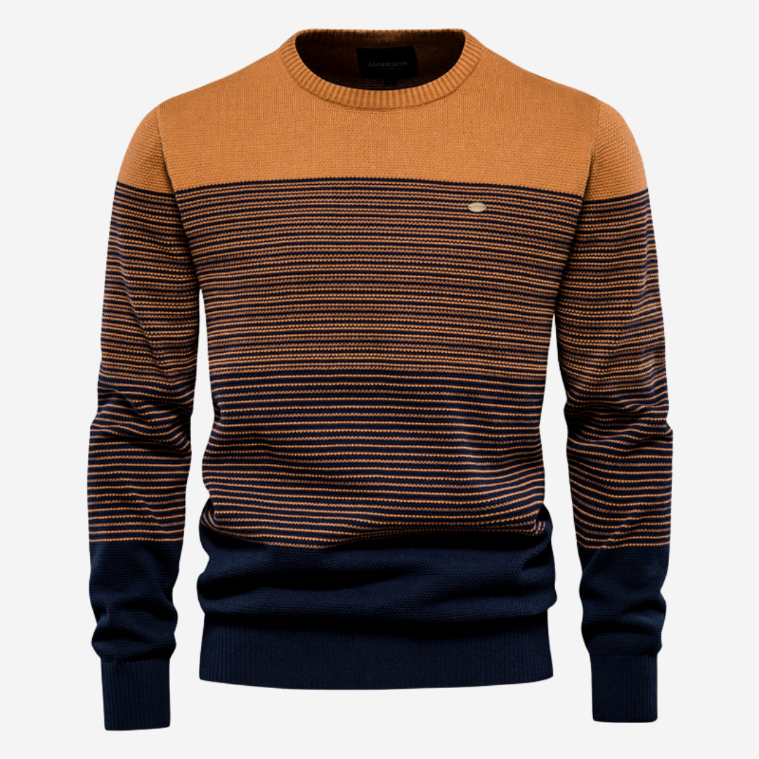 Xiran Sweater | Men's Striped Sweater