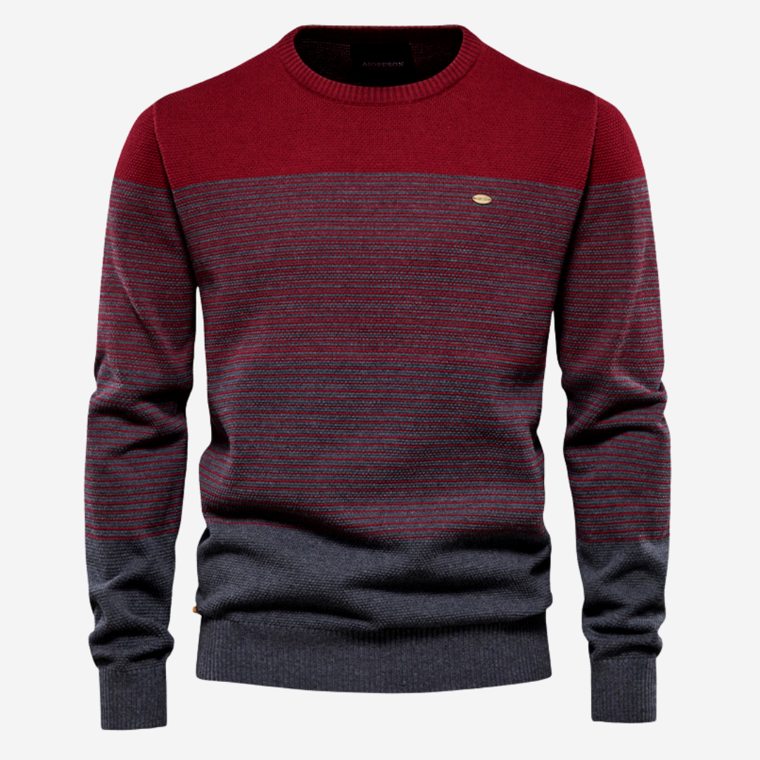 Xiran Sweater | Men's Striped Sweater