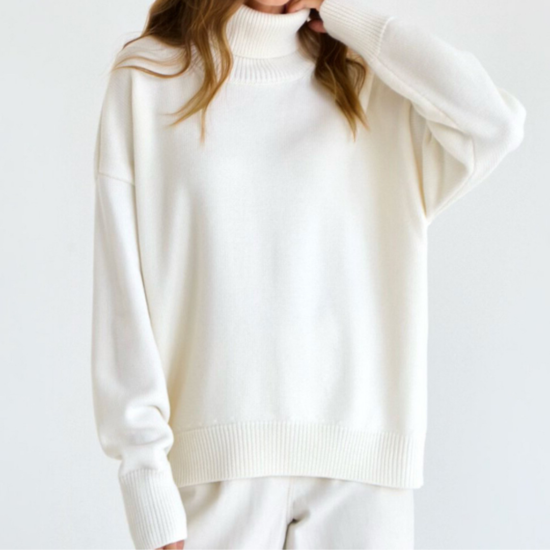 Elkein | Elegant turtleneck sweater for women