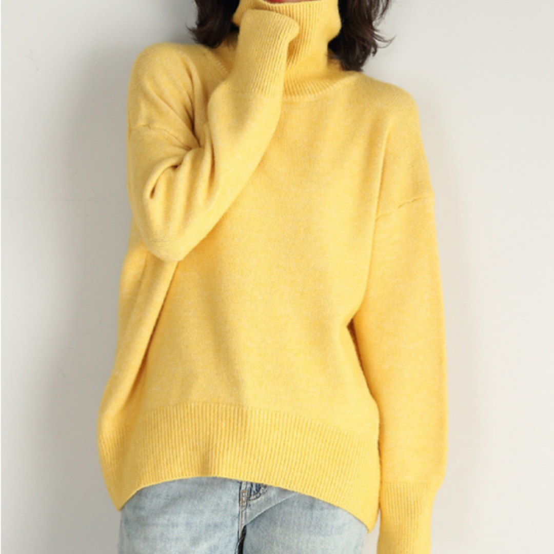 Elkein | Elegant turtleneck sweater for women