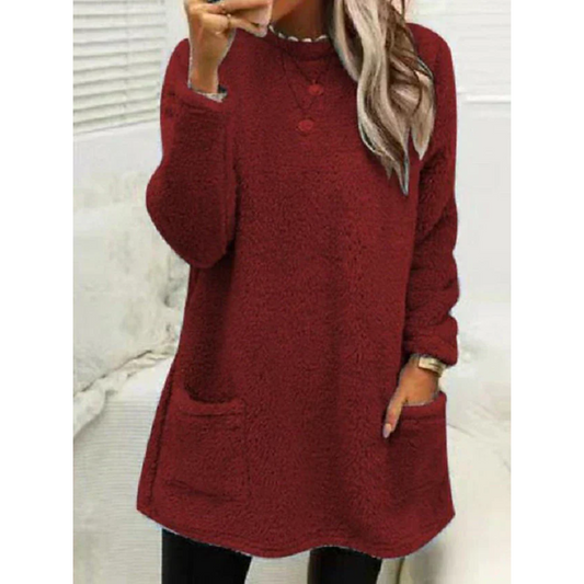 Hildevin | Ladies Winter Long Sweater | Warm