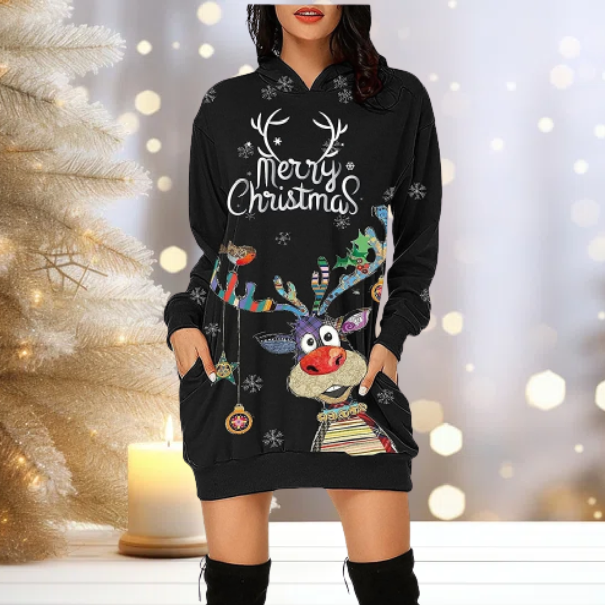 Jess | Christmas Party Sweatshirts With Hood