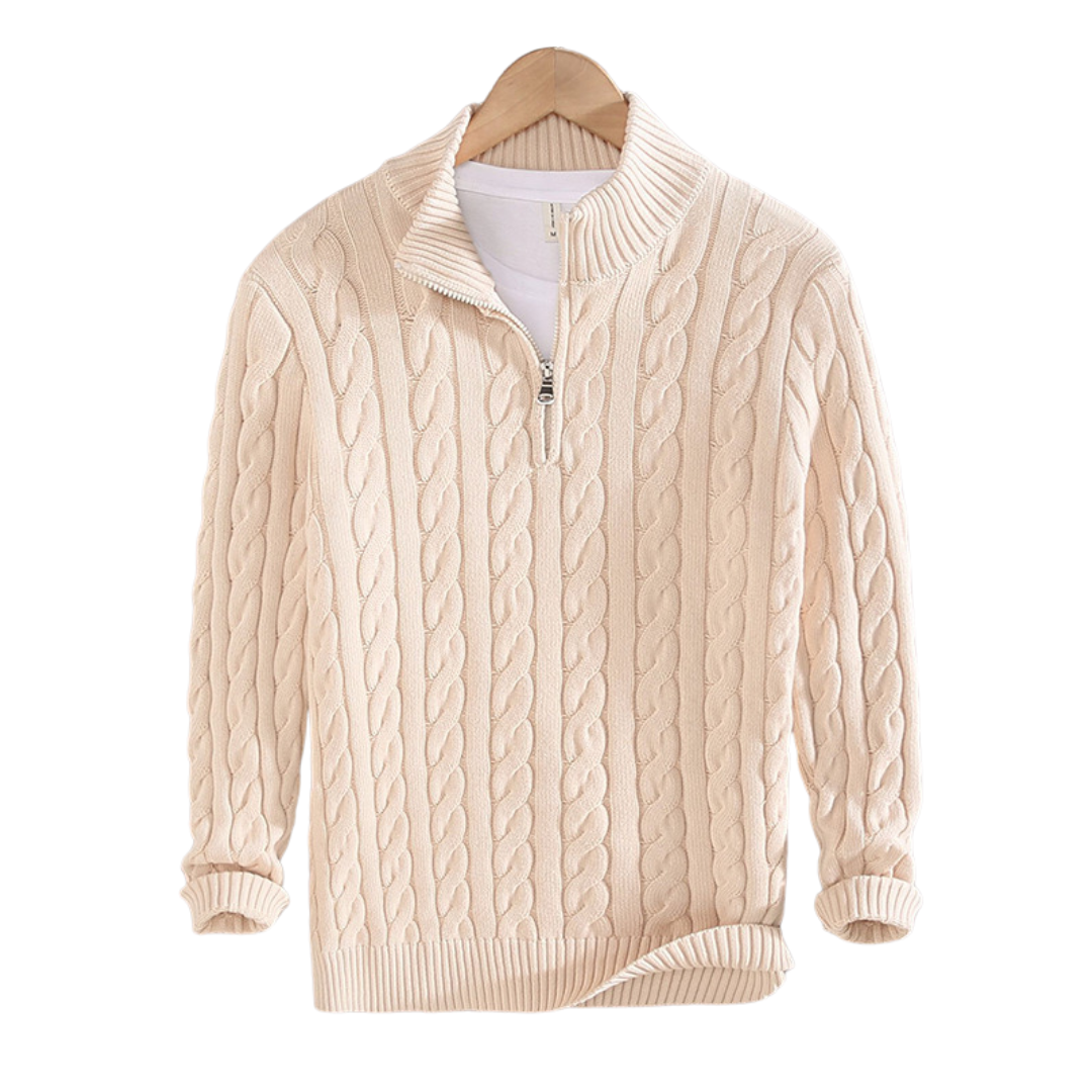 Yelko Sweater | Men's casual half-zip sweater