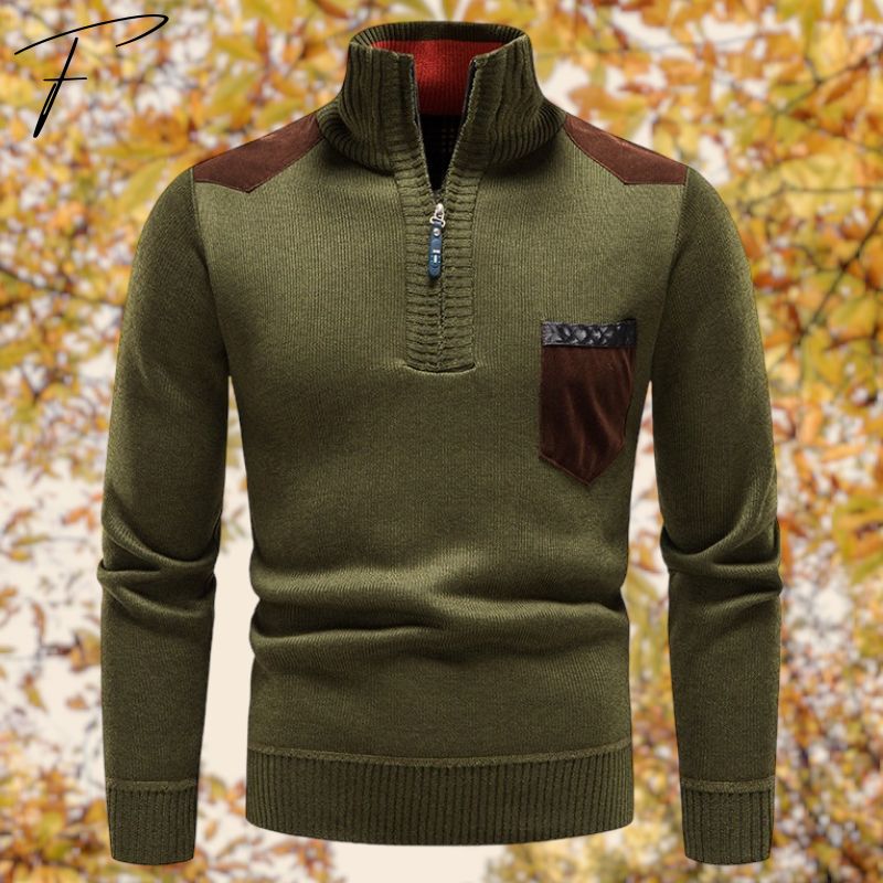 Xandro Pullover | Men's Zippered Pullover