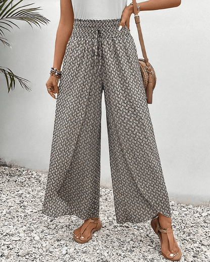 Summer women's patterned pants