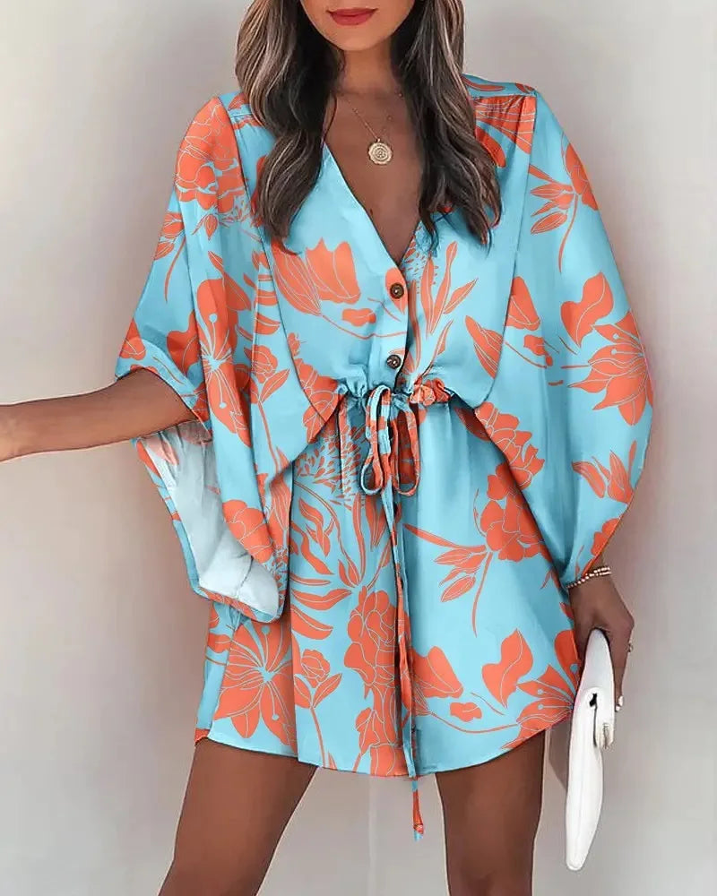 Avery - Floral Beach Dress