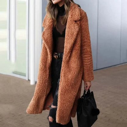 Fashionable teddy coat for women - Valeria