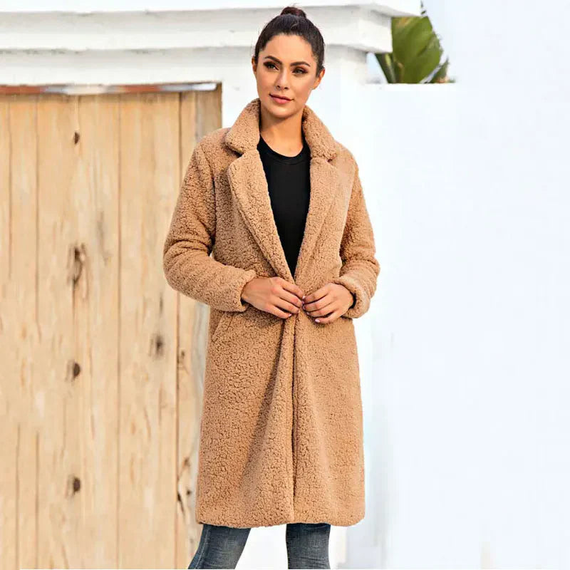 Fashionable teddy coat for women - Valeria