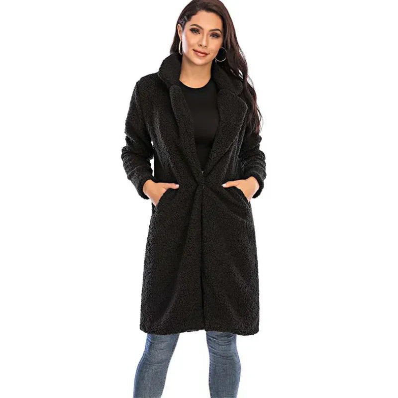 Fashionable teddy coat for women - Valeria