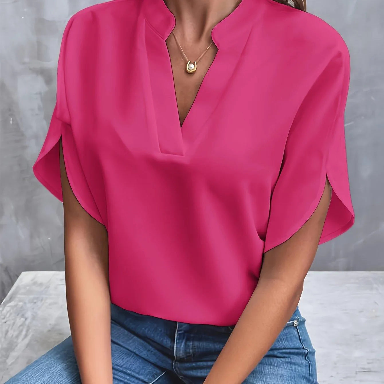 Women's Blouse - Spring Collection - Soft, Lightweight, Vibrant Colors - Perfect for Spring Days