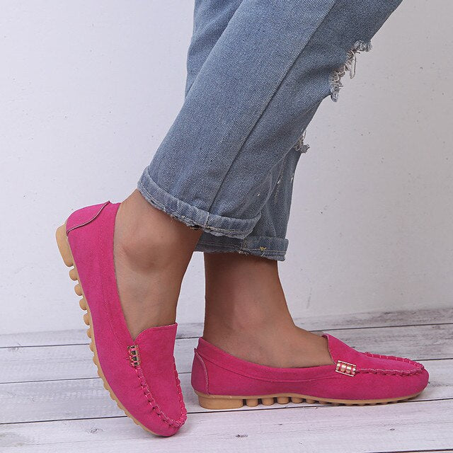 Women's Denim Flats Jeans Shoes