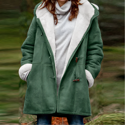 Wennie - Velvet winter coat for Ladies