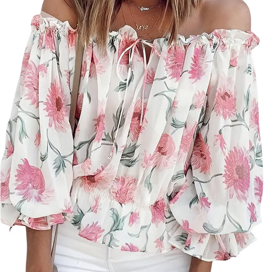 Stylish floral blouse for ladies