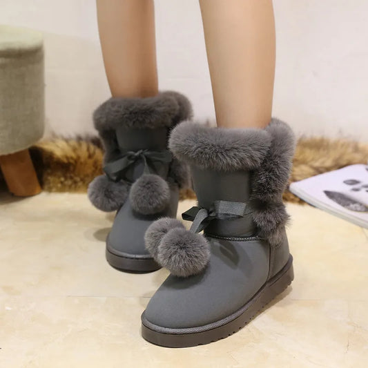 Ina - Chic Fur Boots for Women